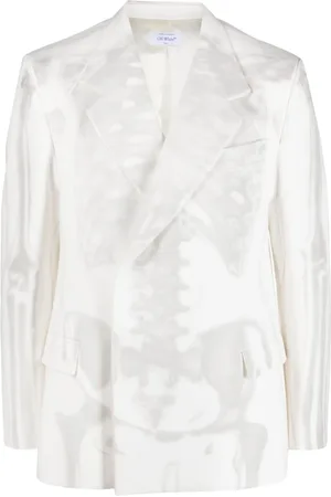 OFF-WHITE Blazer con doble botonadura