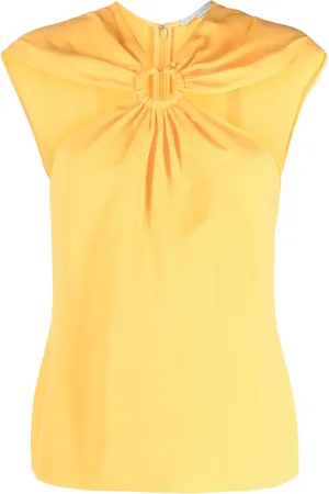 Stella McCartney Top con hombros descubiertos y detalle de aro