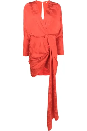 JOHANNA ORTIZ Vestido midi drapeado