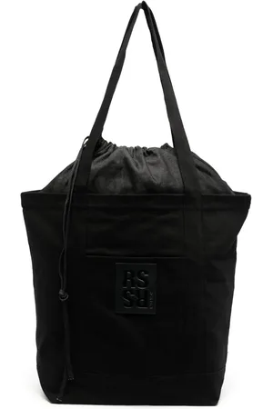 RAF SIMONS Tote con parche del logo