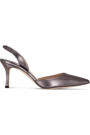 Manolo Blahnik Zapatillas metalizadas