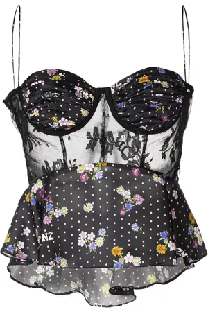 Natasha Zinko Top tipo camisón con paneles