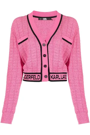 Karl Lagerfeld Cárdigan corto de bouclé