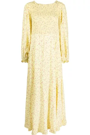 ROTATE Mujer Vestidos de flores - Floral-print off-shoulder dress