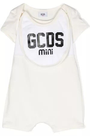 GCDS Mamelucos - Logo-print cotton shorties