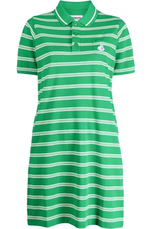 Chocoolate Vestido estilo playera tipo polo con logo bordado