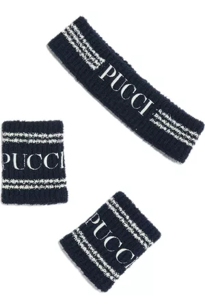 Puccini Mujer Gorras con logo - Logo-embroidered cotton headband