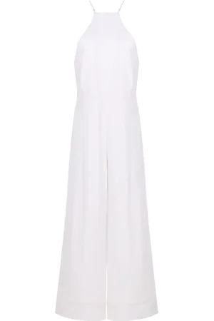 OSKLEN Jumpsuit ancho con cuello halter