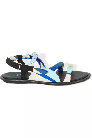 Puccini Sandalias slip-on con estampado abstracto