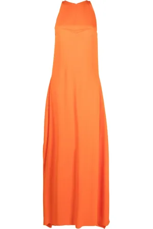 Lanvin Vestido largo con volantes