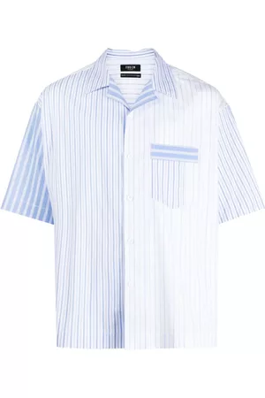 FIVE CM Camisa con paneles y rayas estampadas