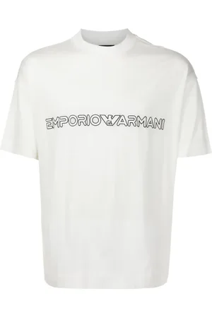 Emporio Armani Playera manga corta con logo estampado