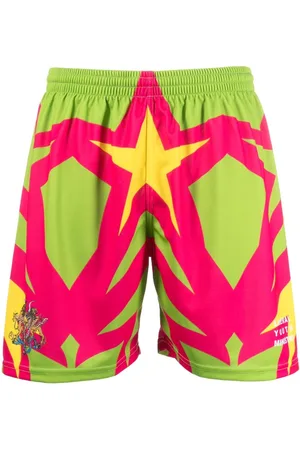 Liberal Youth Ministry Bermudas con pretina elástica y estrellas estampadas