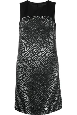 Paule Ka Vestido de tweed con diseño de paneles