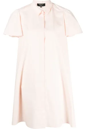Paule Ka Vestido camisero con volantes en las mangas