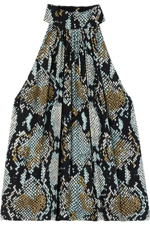 Proenza Schouler Top sin mangas con estampado de piel de serpiente