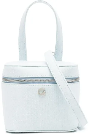 COPERNI Tote de mezclilla con placa del logo