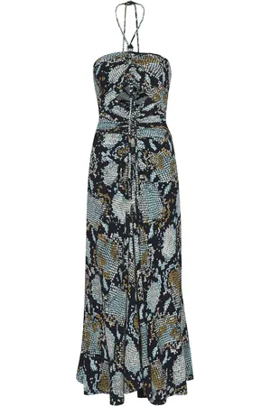 Proenza Schouler Vestido midi con cuello halter