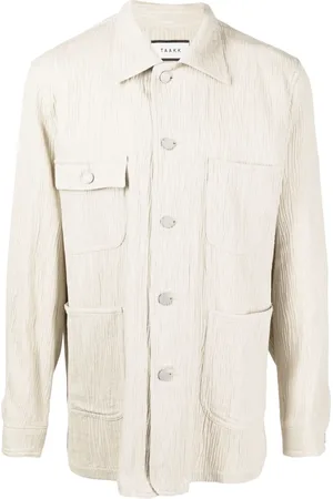 Taakk Sobrecamisa con efecto texturizado