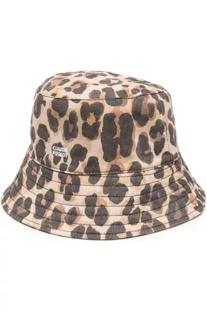 Claudie Pierlot Mujer Sombreros - Leopard-print bucket hat
