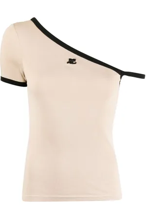 Courrèges Playera asimétrica