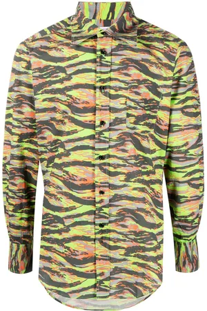 ERL Camisa con estampado de cebra