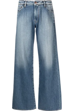 3x1 Jeans anchos con efecto degradado