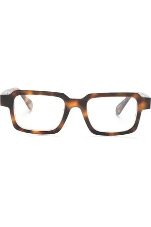 Etnia Barcelona Lentes con armazón cuadrada estilo carey