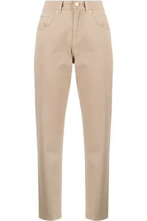 LORENA ANTONIAZZI Jeans rectos con tiro medio