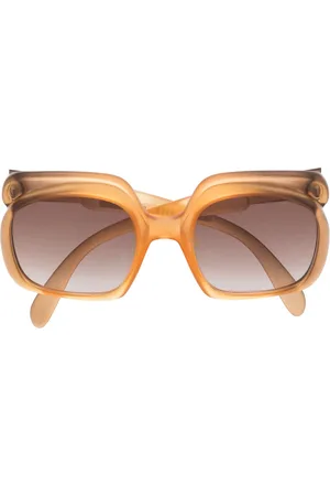 Dior Lentes de sol con armazón cuadrada y efecto sombreado 1960