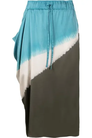 Uma Raquel Davidowicz Falda midi con estampado tie-dye