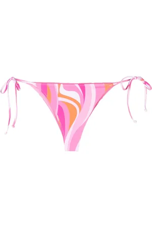 MC2 SAINT BARTH Bikini bottom con estampado abstracto
