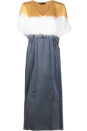 Uma Raquel Davidowicz Vestido midi con estampado tie-dye