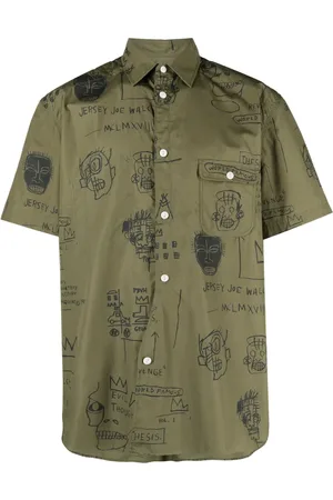 JUNYA WATANABE Camisa manga corta con estampado gráfico