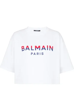 Balmain Playera con logo