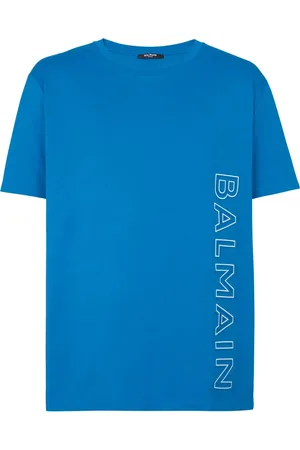 Balmain Playera manga corta con logo estampado