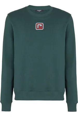 Balmain Sudadera con logo bordado