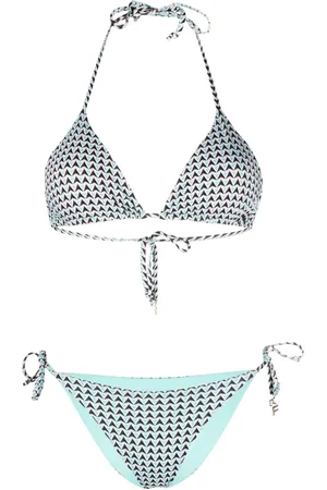 FISICO Bikini con estampado geométrico