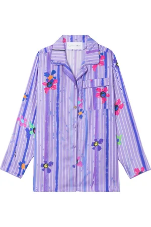 AZ FACTORY Camisa de seda estampada