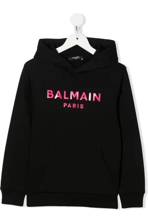 Balmain Hoodie con logo estampado