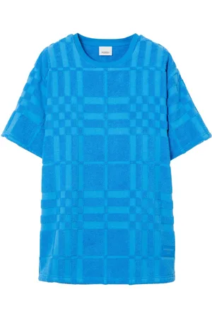 Burberry Playera con cuadros estampados