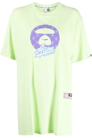 A Bathing Ape Playera con estampado gráfico