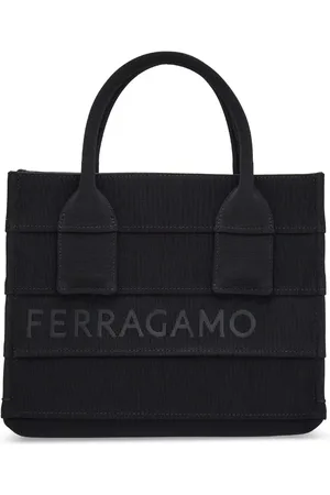 Salvatore Ferragamo Tote pequeña con logo estampado