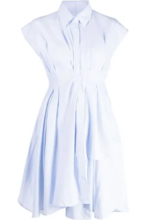 JNBY Vestido corto con cintura ajustada y volantes