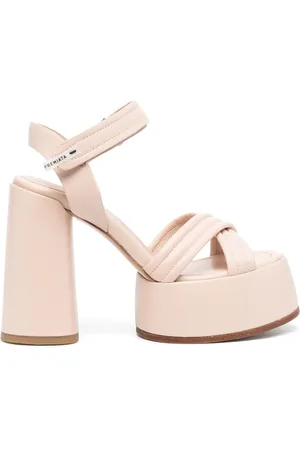 Premiata Sandalias con plataforma y tiras cruzadas