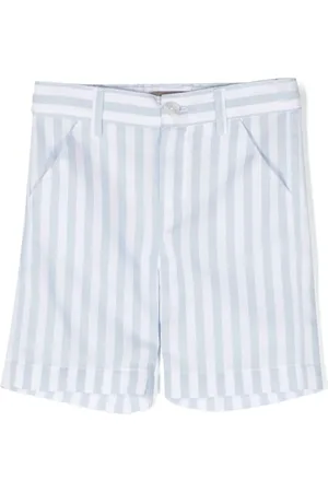 LITTLE BEAR Shorts de vestir con rayas estampadas