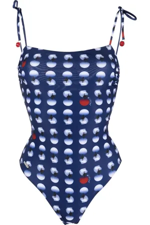 Kiton Traje de baño con lunares estampados