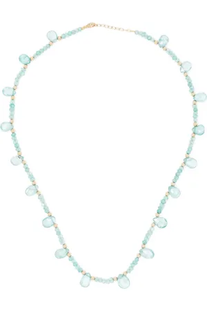 JIA JIA Collar Arizona Teardrop en oro amarillo de 14kt con apatita