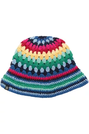 Nannacay Mujer Sombreros - Sky crochet-knit bucket hat