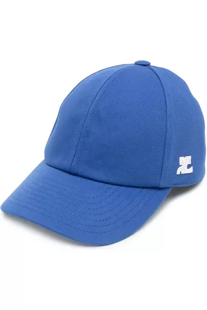 Courrèges Hombre Gorras - Logo-patch cotton baseball cap